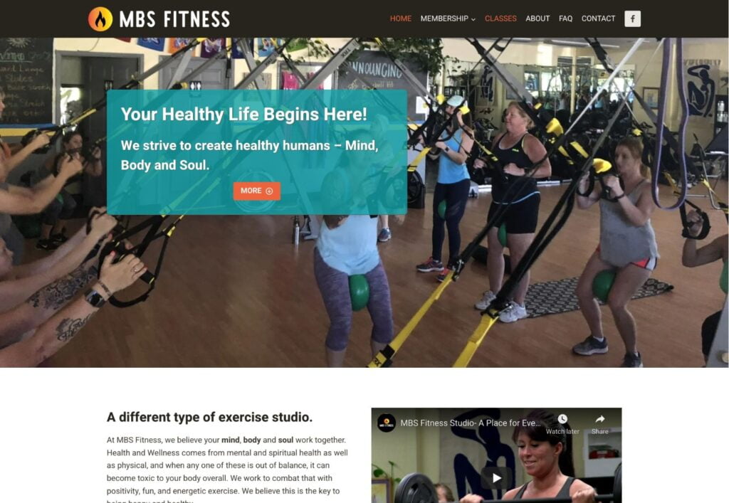 MBS Fitness Studio screenshot