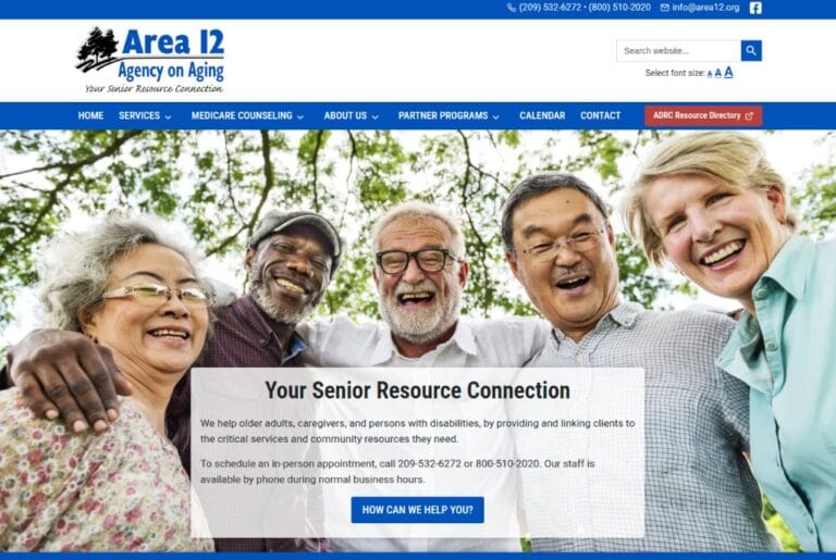 Screenshot - Area 12 Agency on Aging