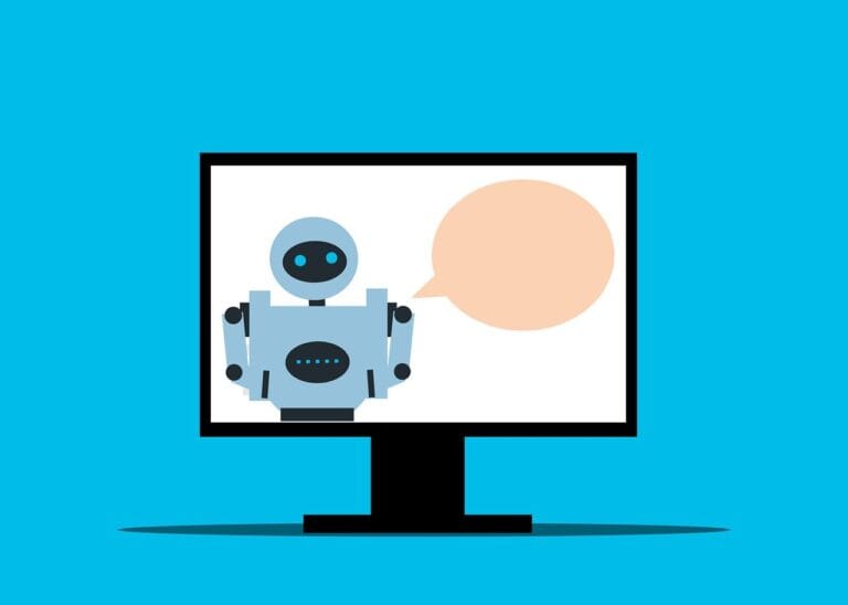 Robot on a web page.